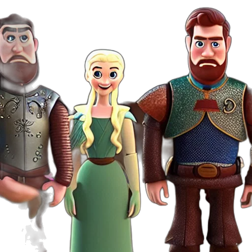 3d render, fantasy art, concept art, comic book art transparent PNG cut-out