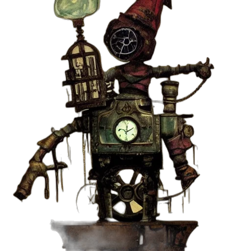robot, staff, weapon, concept art transparent PNG cut-out