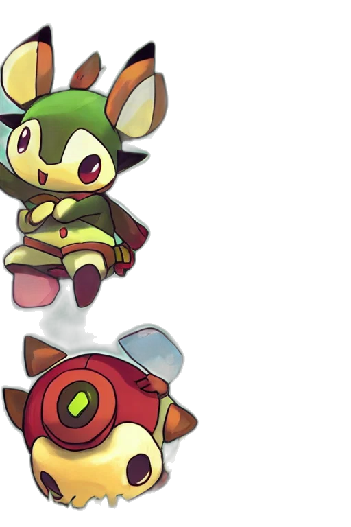 staff, concept art, 3d render, pixel art transparent PNG cut-out