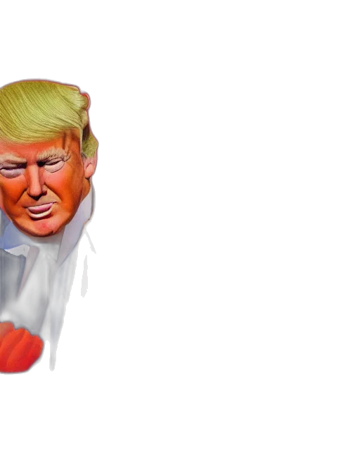 weapon, mask, creature, animal, 3d render, concept art, photorealistic, presidential transparent PNG cut-out
