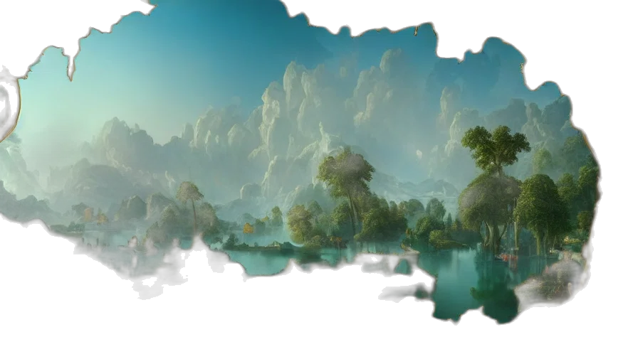 dragon, tree, concept art, fantasy art transparent PNG cut-out