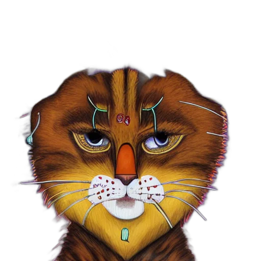 mask, photorealistic, watercolor, concept art transparent PNG cut-out