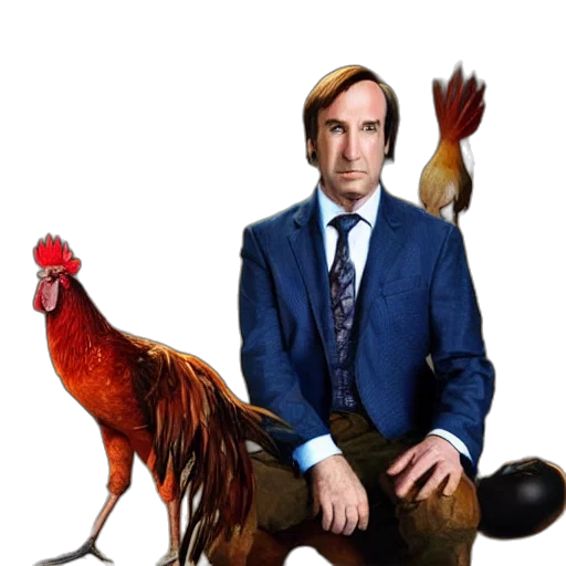animal, saul, goodman, rooster, medieval, torture, chamber, scary transparent PNG cut-out