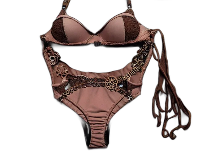 jewelry, earth tones, modular, steampunk transparent PNG cut-out