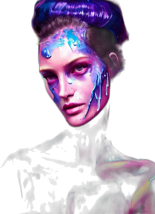 face, mask, creature, crown transparent PNG cut-out