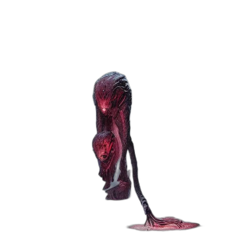 shoes, hair, staff, weapon transparent PNG cut-out