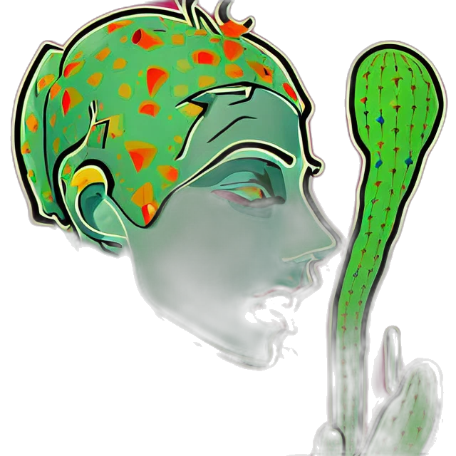 mask, staff, crown, face, concept art, cartoon, 3d render, fantasy art transparent PNG cut-out
