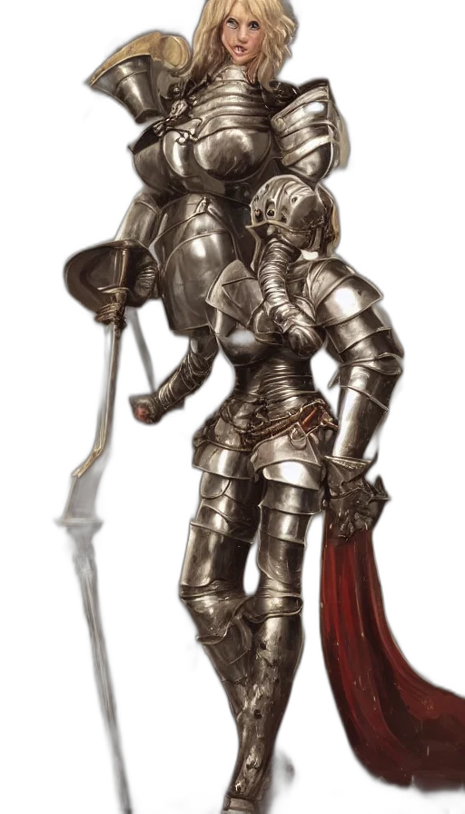 sword, staff, weapon, robot, concept art, fantasy art, 3d render, photorealistic transparent PNG cut-out