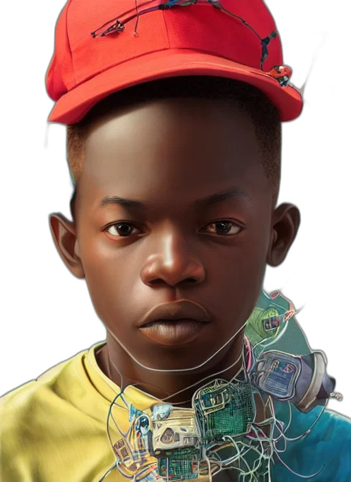 face, crown, hat, robot, photorealistic, concept art, cartoon, 3d render transparent PNG cut-out