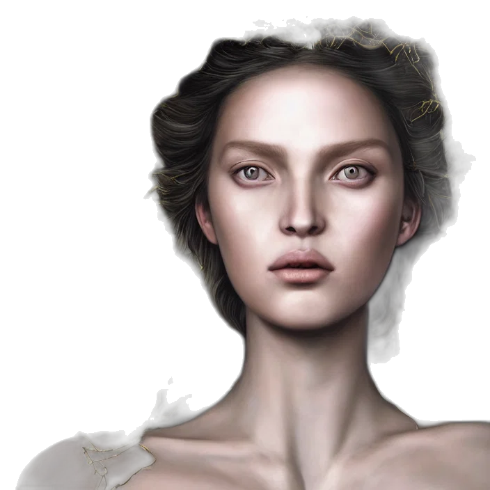face, crown, jewelry, mask, photorealistic, fantasy art, concept art, 3d render transparent PNG cut-out