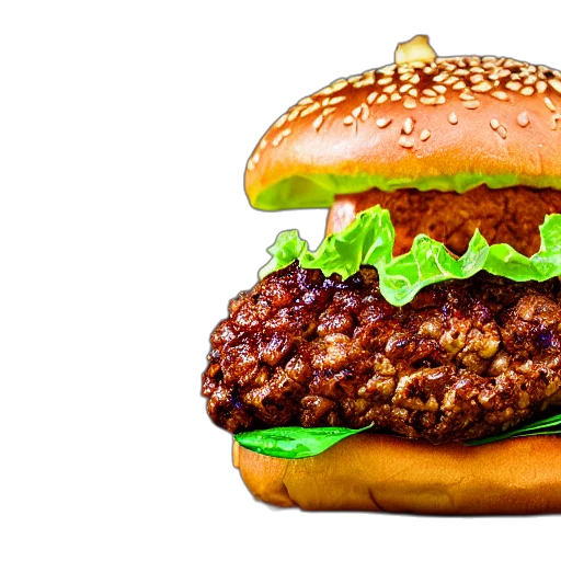 food, animal, photorealistic, 3d render transparent PNG cut-out