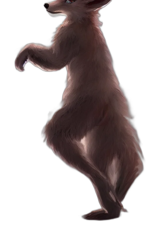 creature, animal, hair, staff, concept art, watercolor, fantasy art, photorealistic transparent PNG cut-out