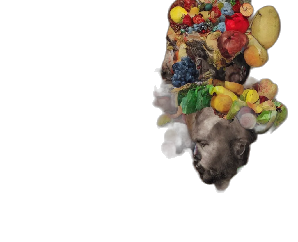 food, crown, face, hat transparent PNG cut-out