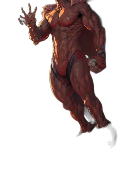 creature, animal, dragon, concept art, fantasy art, comic book art, pixel art, red transparent PNG cut-out