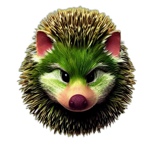 animal, creature, staff, face, 3d render, concept art, photorealistic, fantasy art transparent PNG cut-out