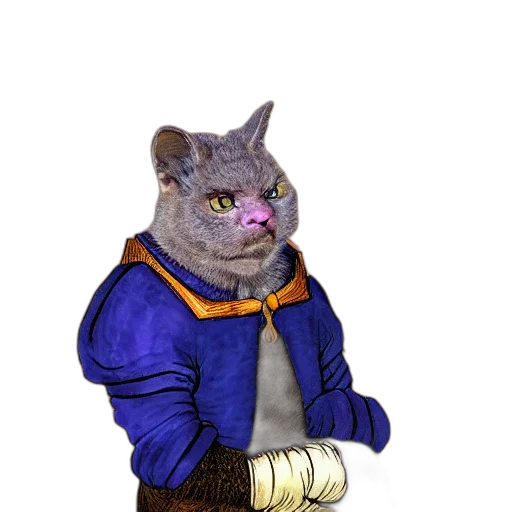 staff, animal, jacket, mask transparent PNG cut-out