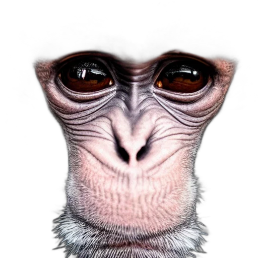 creature, animal, face, mask, photorealistic, concept art, 3d render, cartoon transparent PNG cut-out