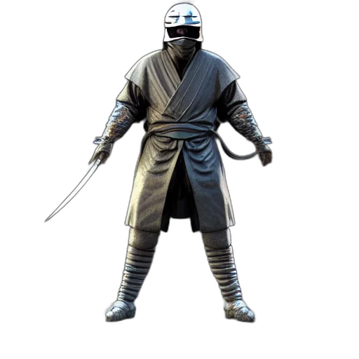 staff, sword, weapon, concept art, 3d render, fantasy art, pixel art, monochrome transparent PNG cut-out