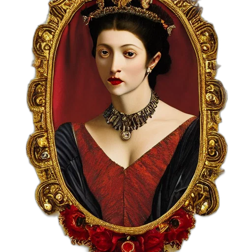 jewelry, crown, face, staff transparent PNG cut-out