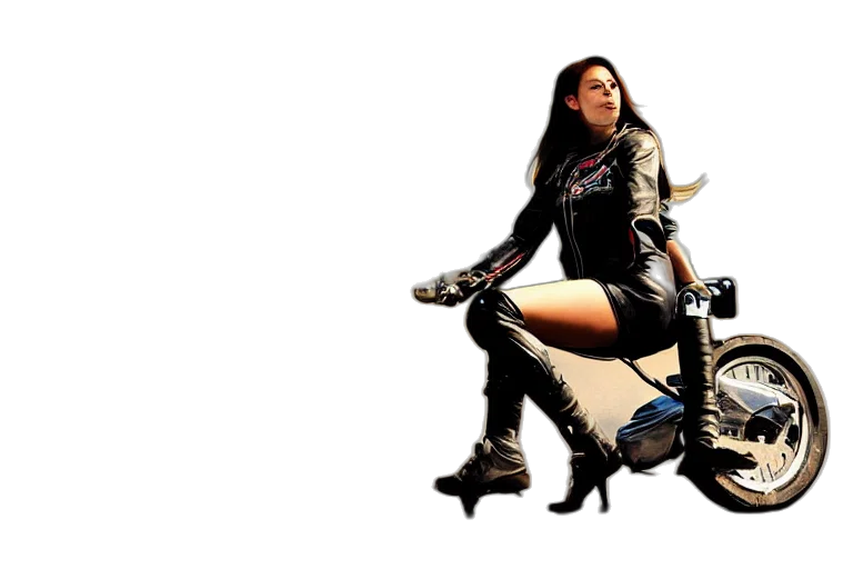 jacket, weapon, sword, robot, concept art, comic book art, cyberpunk, 3d render transparent PNG cut-out
