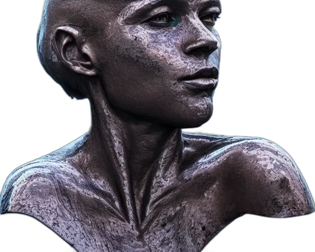 face, mask, creature, robot transparent PNG cut-out