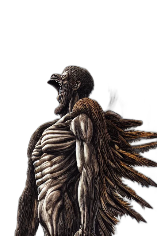 creature, hair, animal, concept art transparent PNG cut-out