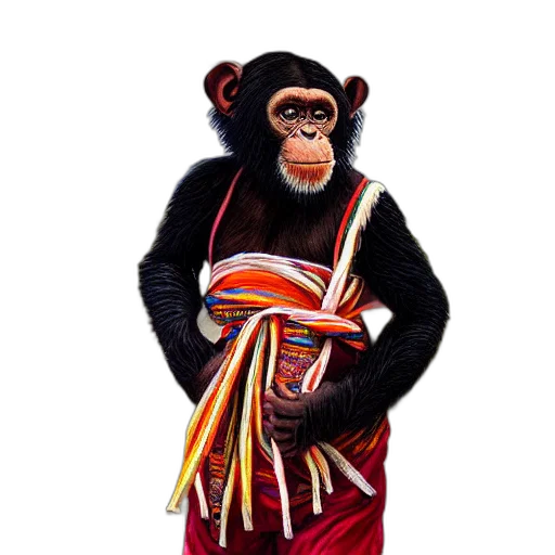 animal, staff, jacket, mask transparent PNG cut-out