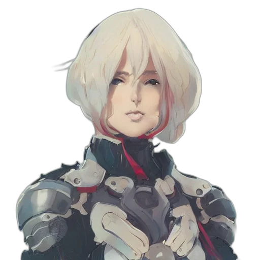 face, weapon, robot, staff, concept art, pixel art, fantasy art, watercolor transparent PNG cut-out
