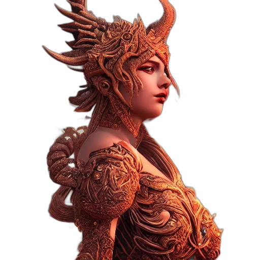 dragon, crown, jewelry, dress transparent PNG cut-out