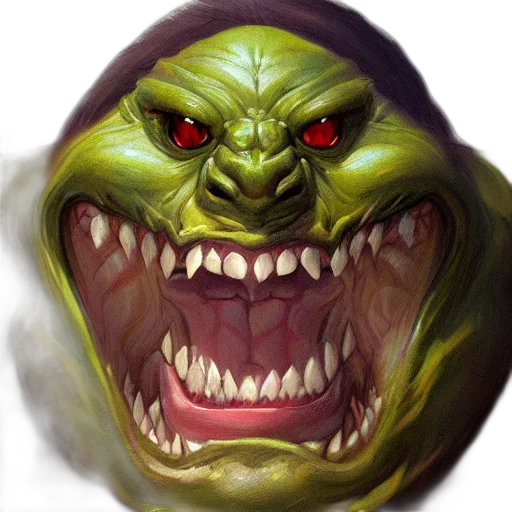 face, mask, creature, photorealistic transparent PNG cut-out