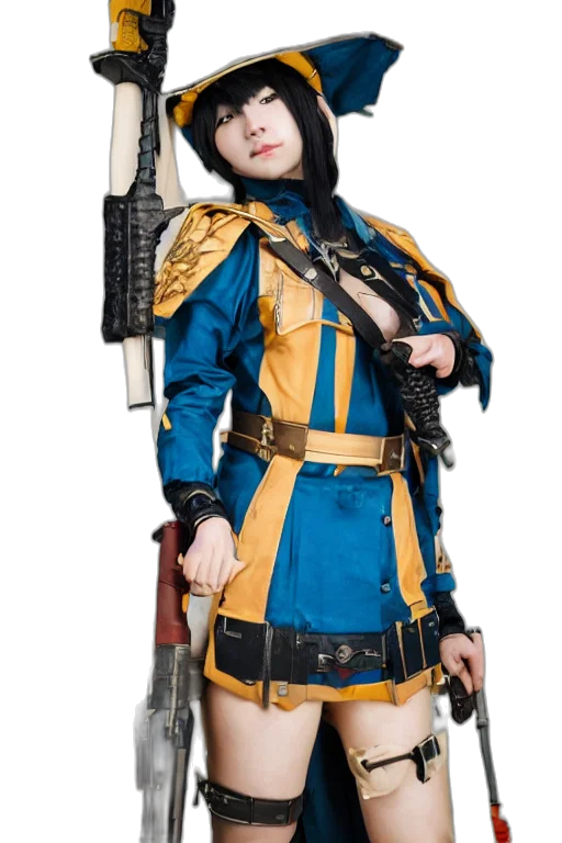 weapon, jacket, staff, sword transparent PNG cut-out