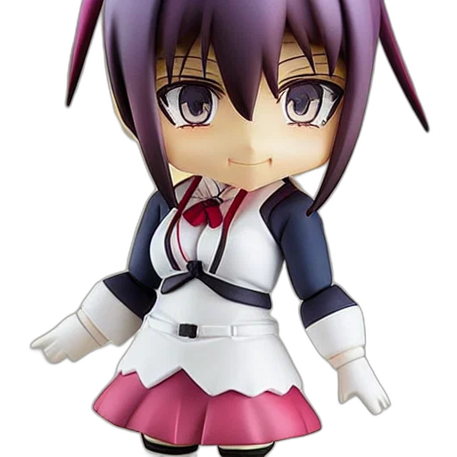 3d render, anime, photorealistic, ichika, hoshino, project, sekai, nendoroid transparent PNG cut-out