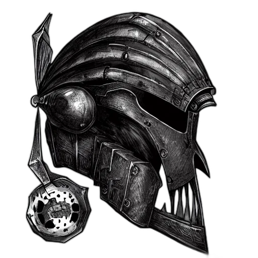 mask, weapon, face, sword, fantasy art, concept art, comic book art, photorealistic transparent PNG cut-out