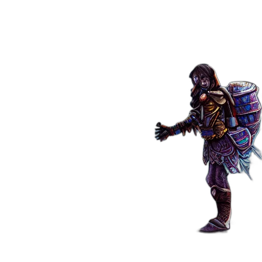 weapon, sword, robot, staff, concept art, pixel art, fantasy art, 3d render transparent PNG cut-out