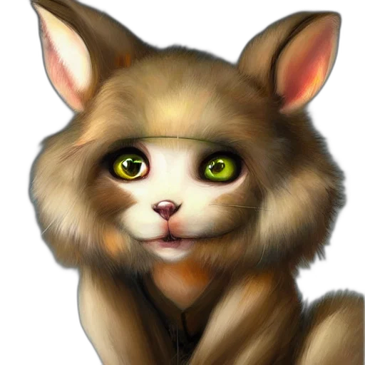 animal, creature, staff, face transparent PNG cut-out