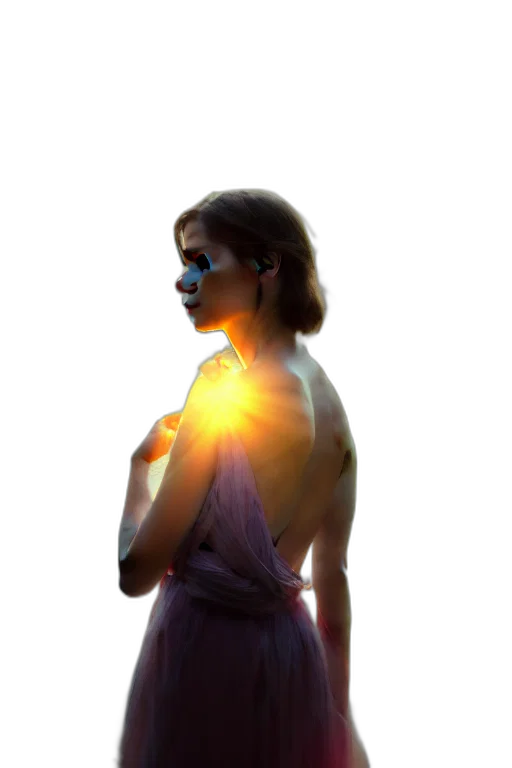 dress, staff, jewelry, mask transparent PNG cut-out