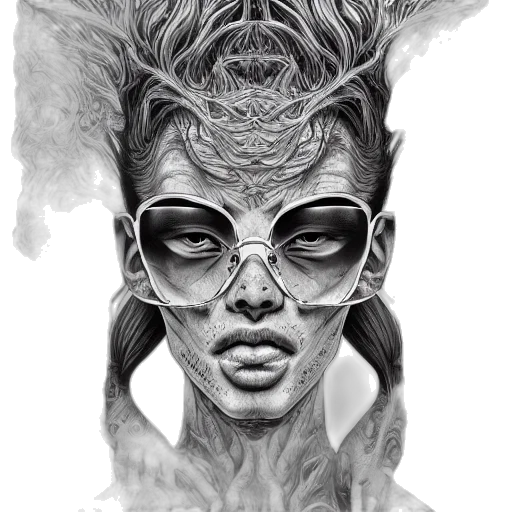 mask, face, crown, creature, fantasy art, comic book art, pencil sketch, concept art transparent PNG cut-out