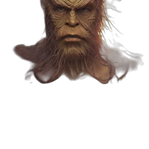 creature, mask, face, hair, concept art, fantasy art, photorealistic, 3d render transparent PNG cut-out