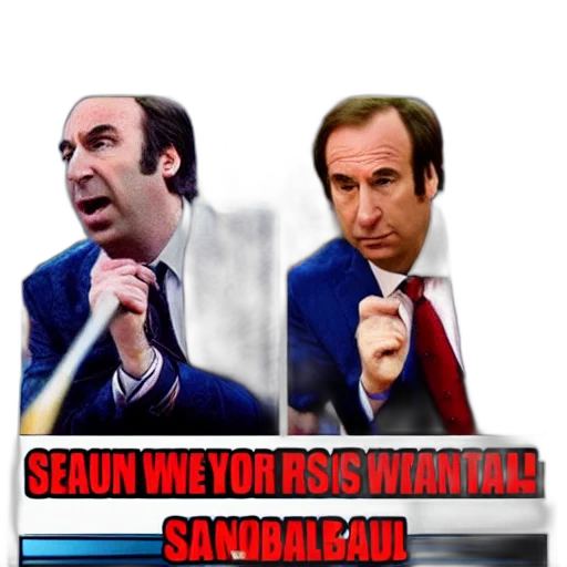 saul, goodman, nba transparent PNG cut-out