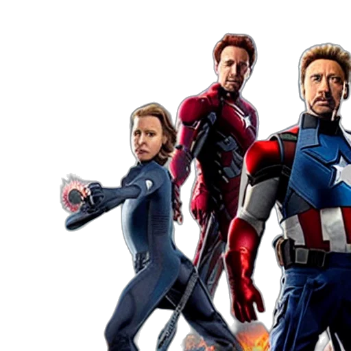 concept art, comic book art, film, still, avengers transparent PNG cut-out