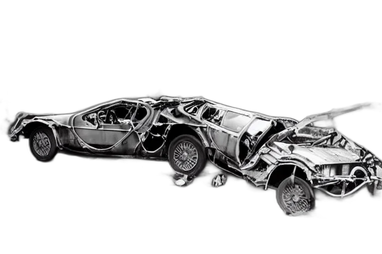 car, weapon, concept art, photorealistic transparent PNG cut-out