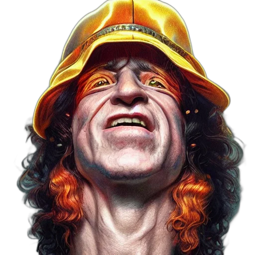 face, hat, comic book art, photorealistic, fantasy art, concept art, fire, slash transparent PNG cut-out