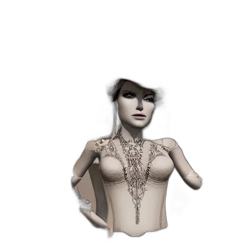 jewelry, dress, crown, hat, 3d render, concept art, photorealistic, fantasy art transparent PNG cut-out