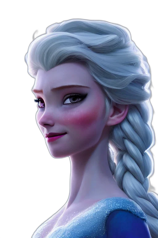 face, crown, dragon, fantasy art, concept art, photorealistic, 3d render, blue transparent PNG cut-out