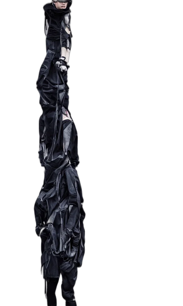 umbrella, dress, jacket, staff transparent PNG cut-out
