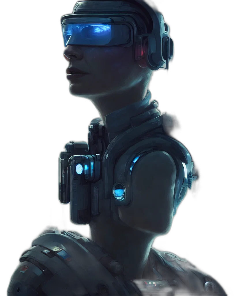 robot, face, staff, mask transparent PNG cut-out