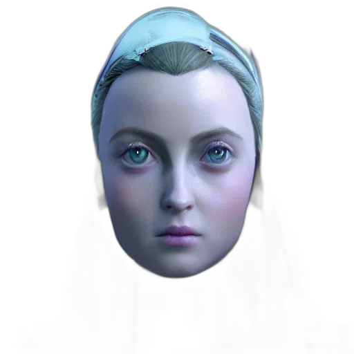 face, mask, robot, crown, 3d render, concept art, photorealistic, fantasy art transparent PNG cut-out