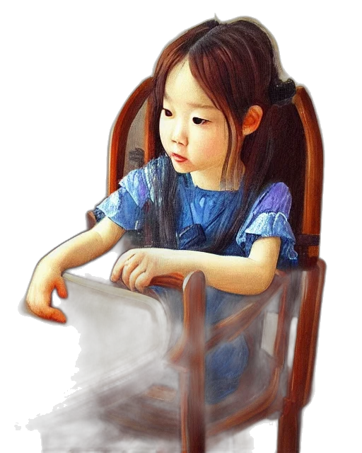 face, dress, robot, furniture, oil painting, photorealistic, watercolor, concept art transparent PNG cut-out