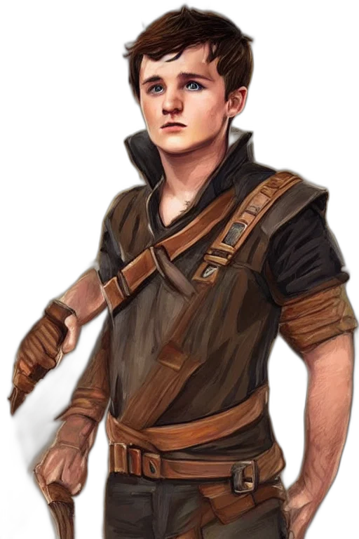 staff, jacket, face, fantasy art transparent PNG cut-out