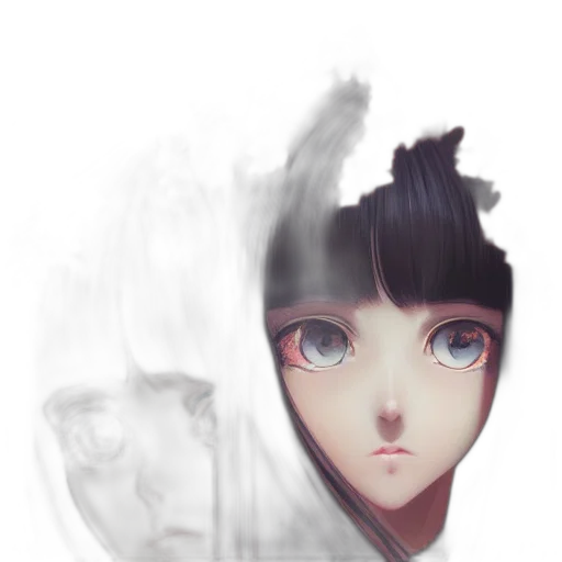 face, mask, robot, creature transparent PNG cut-out